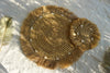 Fringe raffia placemat with seashells