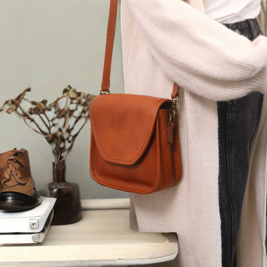 Leather Crossbody Phone Bag for Women With Strap