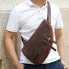 leather crossbody bags for men