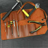 Leather Roll Up Tool Bag