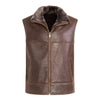 Men's Genuine Real Sheepskin Leather Vest