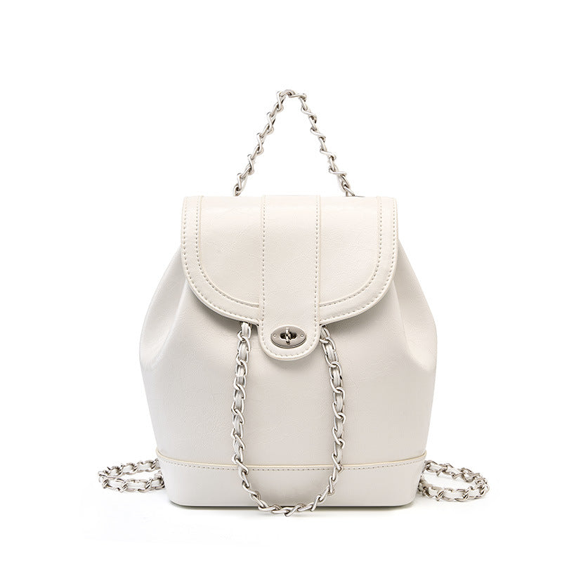 Genuine Leather Crossbody Backpack Purse for Women