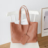 Women Leather Tote Bag Office Shoulder Purse