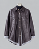 Women’s Brown Leather Jacket Waxed Sheepskin Mid Length Style