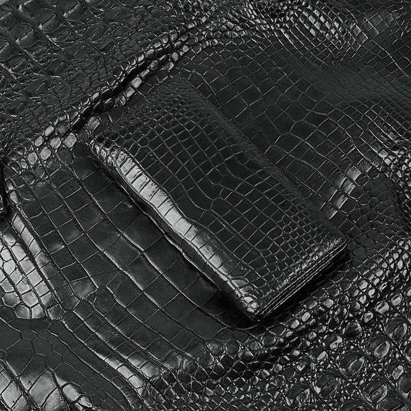 Genuine Crocodile Leather Clutch Wallet for Men