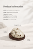 Ceramic Incense Burner with Wooden Base and Stone-Inspired Design