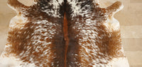 Extra Small Speckled Cowhide Rug 5ft x 5ft
