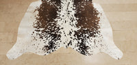 Small Cowhide Rug Speckled Tricolor
