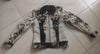 Make a bold impression with this handcrafted cowhide jacket. Featuring real cow skin hair-on-hide finish, it’s ideal for rodeo events, ranch days, and country weddings.

