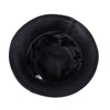 Women’s Genuine Leather Bucket Hat with Sunshade Brim