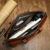 Handmade Real Leather Messenger Briefcase Bag