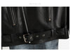 Women Black Leather Jacket Genuine Sheepskin Moto Bomber