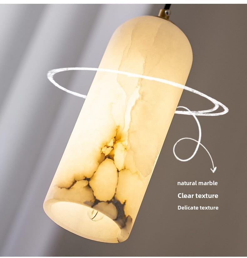 Spanish Natural Marble Pendant Ceiling Light