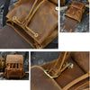 Retro Leather Backpack Laptop