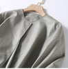 Round Neck Cropped Moto Style Women Leather Jacket