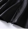 Round Neck Cropped Moto Style Women Leather Jacket