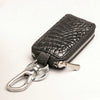 crocodile leather key pouch