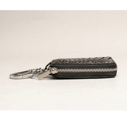 crocodile leather key pouch
