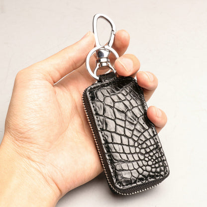 crocodile leather key pouch