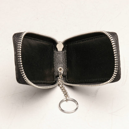 crocodile leather key pouch