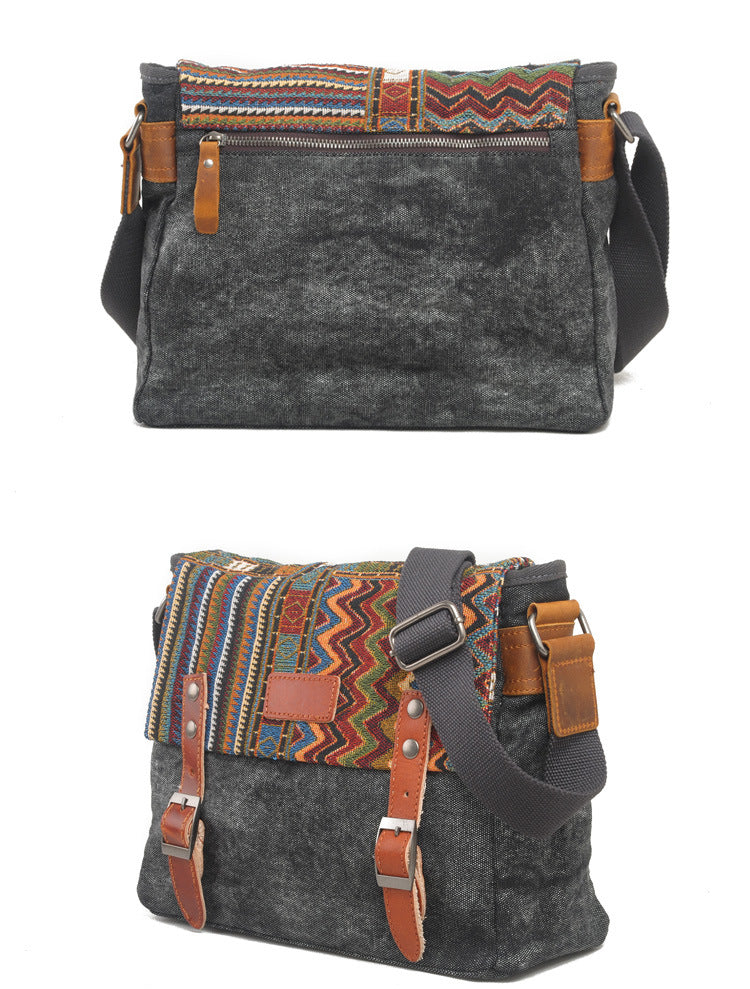 Canvas Camera Bag for DSLR and Mirrorless Cameras with Padded Insert