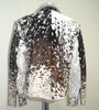 Hair On Cowhide Jacket Black Brown White