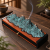 Incense Box with Mountain Landscape and Storage Drawer 2
