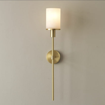 Natural Marble Wall Lamp Modern Brass Wall Light
