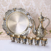 Retro Bronze Wine Set with Tray Palace Design