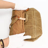 Canvas Bag Organizer for Camera Lenses with Removable Dividers