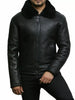 Mens Aviator Shearling Leather Jacket