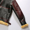Mens Shearling Leather Aviator Jacket