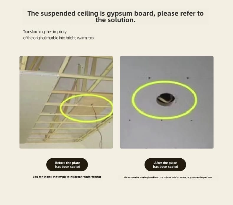 Spanish Natural Marble Pendant Ceiling Light