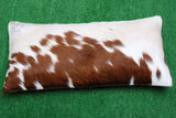 Spotted Brown White Cowhide Lumber Pillow Cover