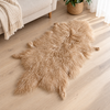 Genuine Curly Sheepskin Rug with Long Wool for Home Decor 3