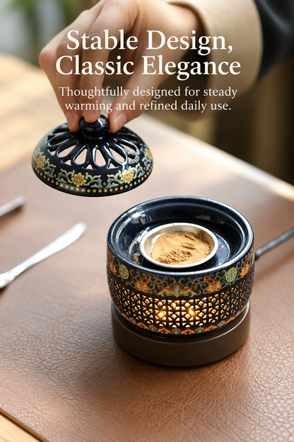Ceramic Incense Burner with Adjustable Temperature Timer Control