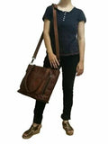 Western Style Leather Tote Bag