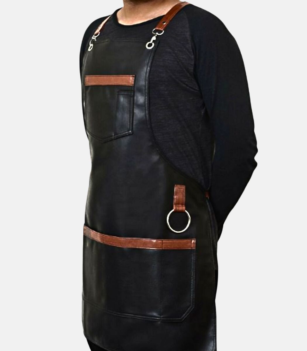 genuine leather carpenters apron