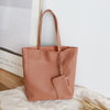 Women Leather Tote Bag Office Shoulder Purse