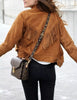 Western Cow Girl Suede Leather Jacket