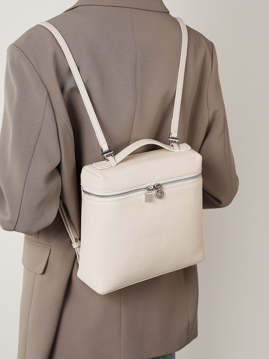 Leather Backpack for Women with Adjustable Straps