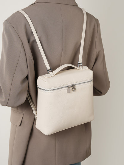 Leather Backpack for Women with Adjustable Straps
