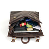 Vintage Crazy Horse Leather Backpack Men Women