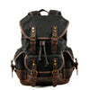 Vintage Canvas Backpack with Leather Trim for Everyday Travel 2
