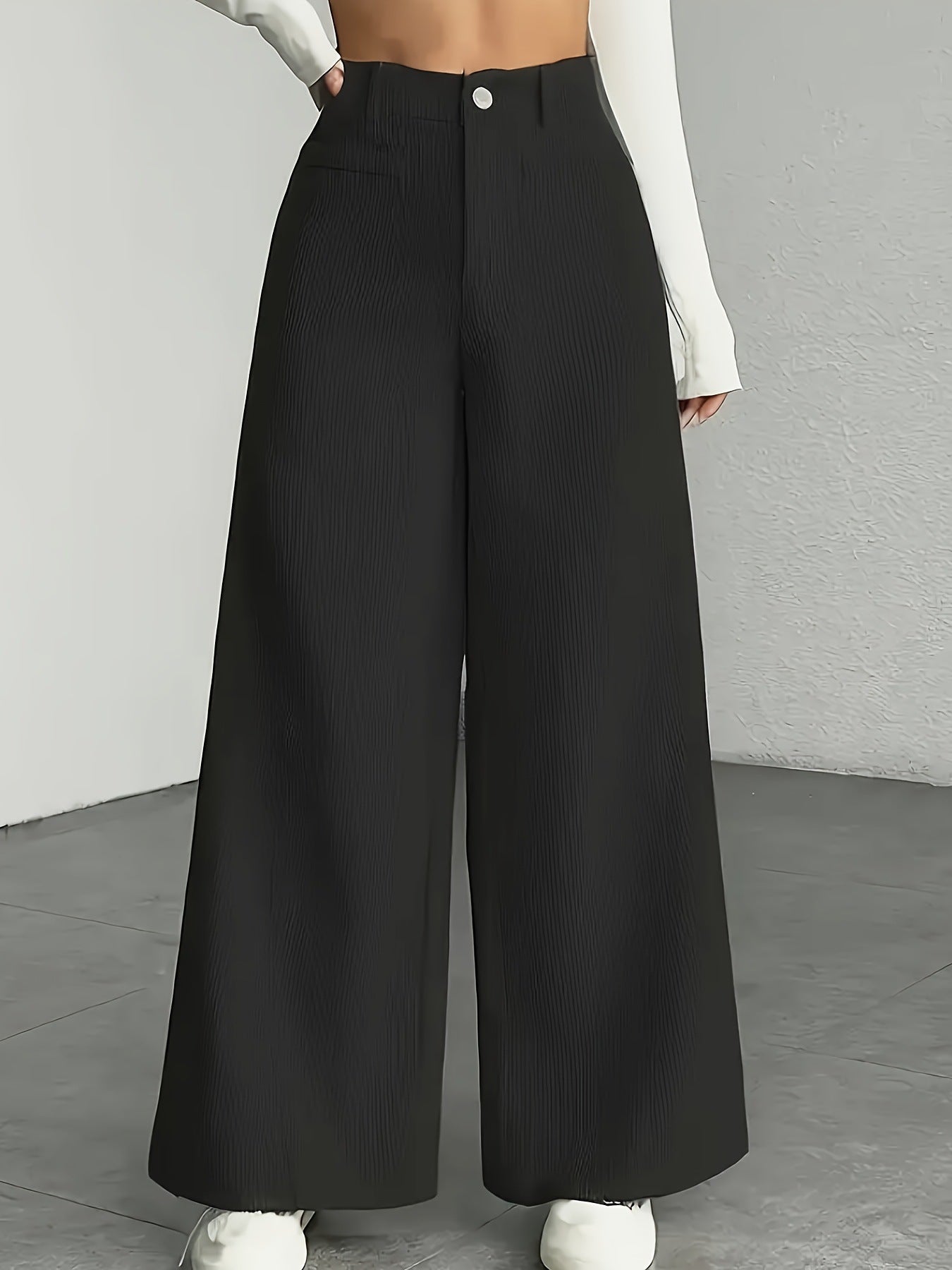 Women Causal Pants Wide Leg