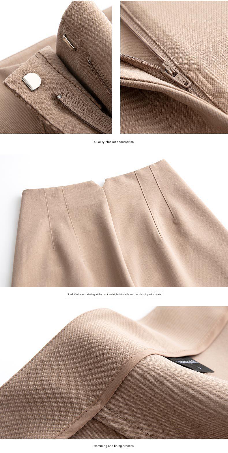 Women's Pleated Straight Leg Pants