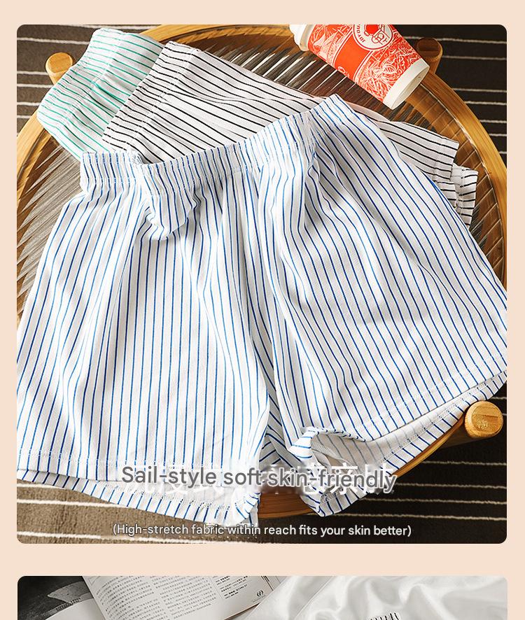 Casual Striped Summer Shorts Women