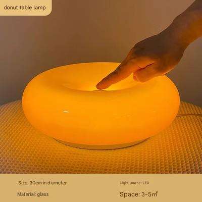 Nordic Donut Wall Lamp Bauhaus Touch Dimming Bedroom Light
