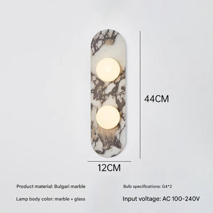French Marble Wall Lamp Modern LED Wall Sconce