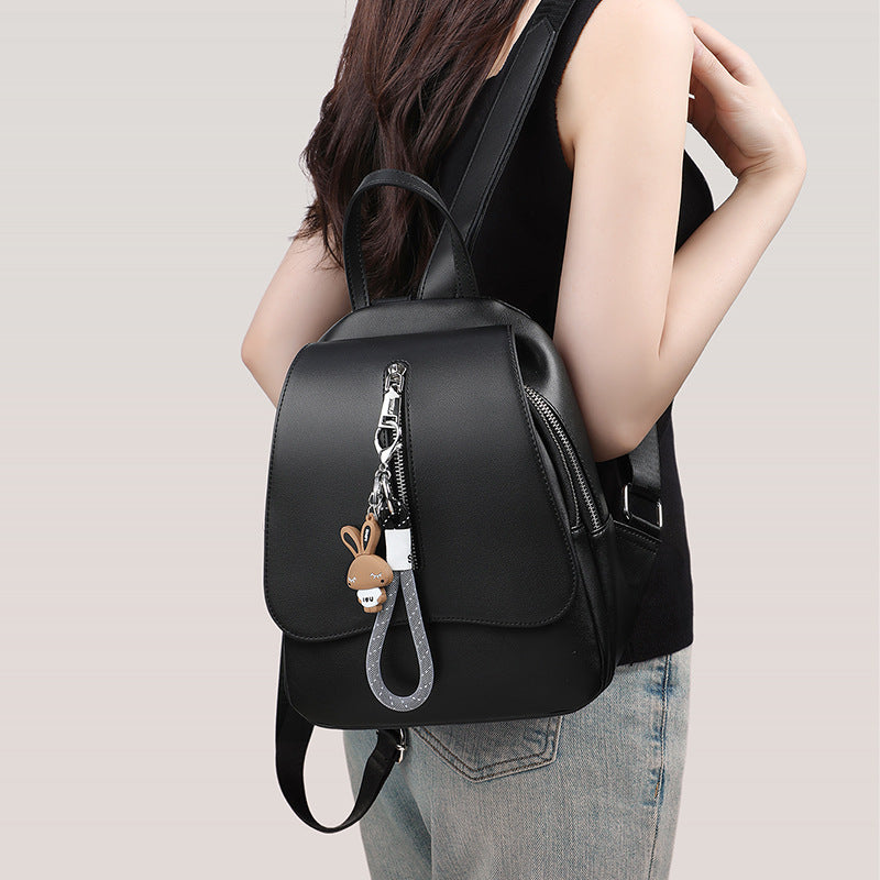 Small Leather Designer Backpack Purse for Women